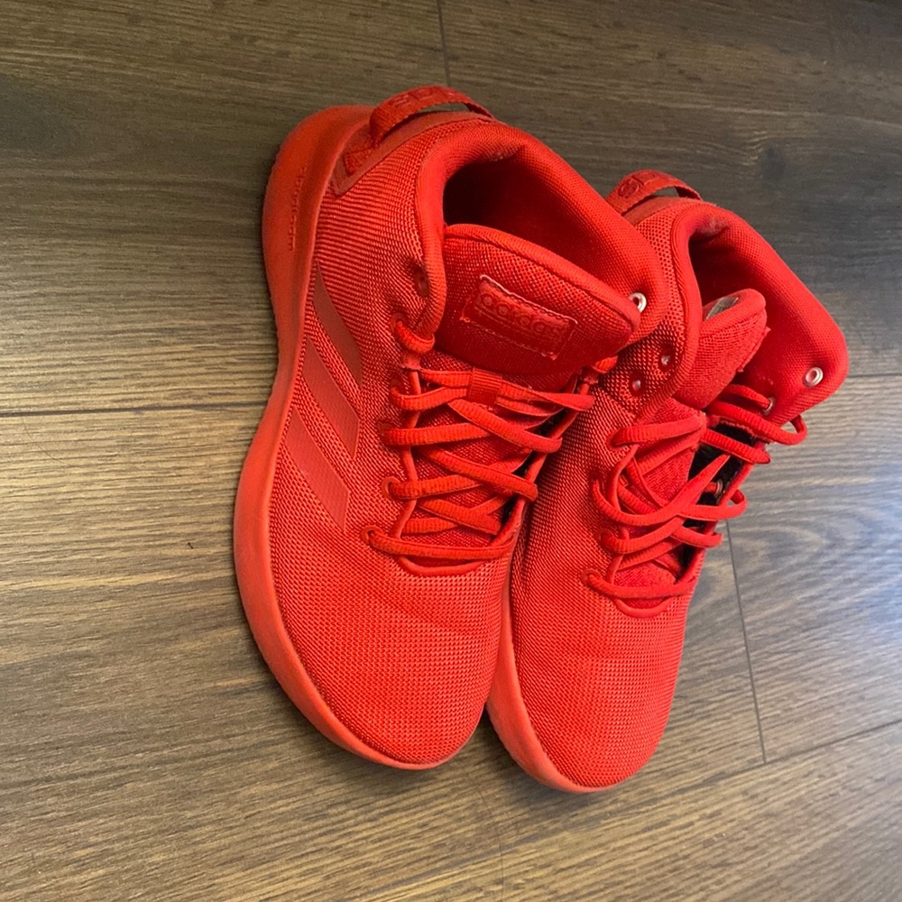 Red Adiddas shoes